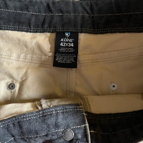 Kuhl Ryder Vintage Patina Dye Pants - Men's Size 42*34 - Tan Brown - Picture 6 of 13